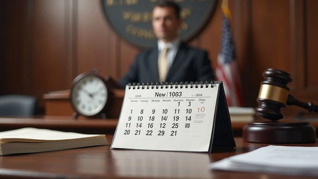 Busy courtroom calendar and clock, symbolizing divorce timelines in St. Charles County family court