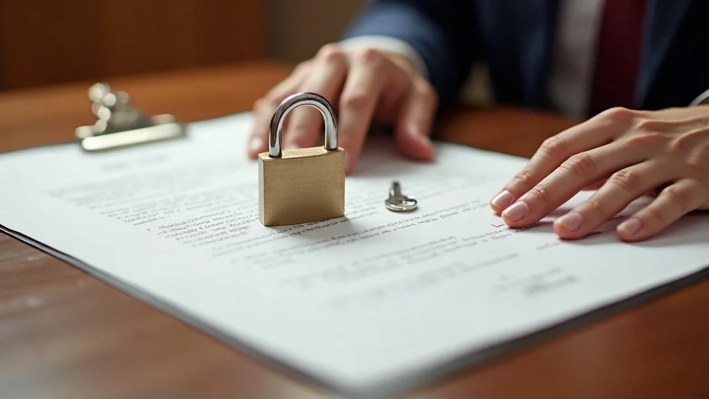 Signed asset protection trust document symbolizing asset protection during divorce