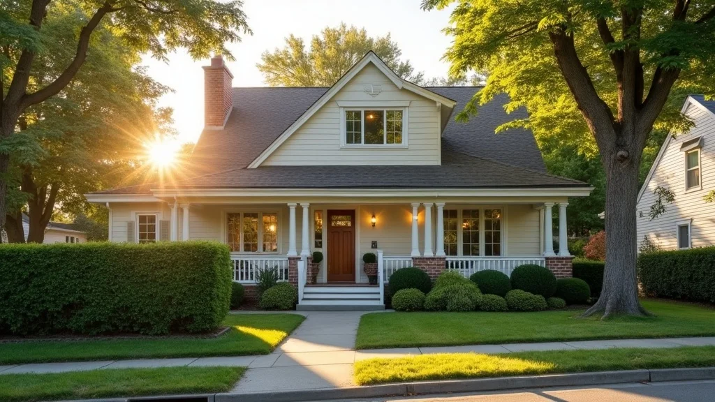 Real estate asset protection in divorce: suburban home exterior